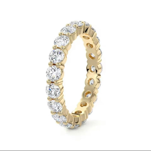Bague éternité moissanite 4 mm – JOYA